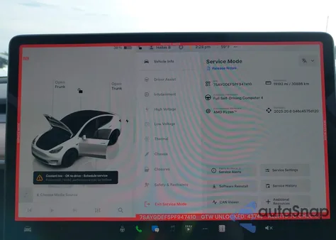 2023 Tesla Model Y Performance Dual Motor All-Wheel Drive from USA, damaged, VIN 7SAYGDEF5PF947410